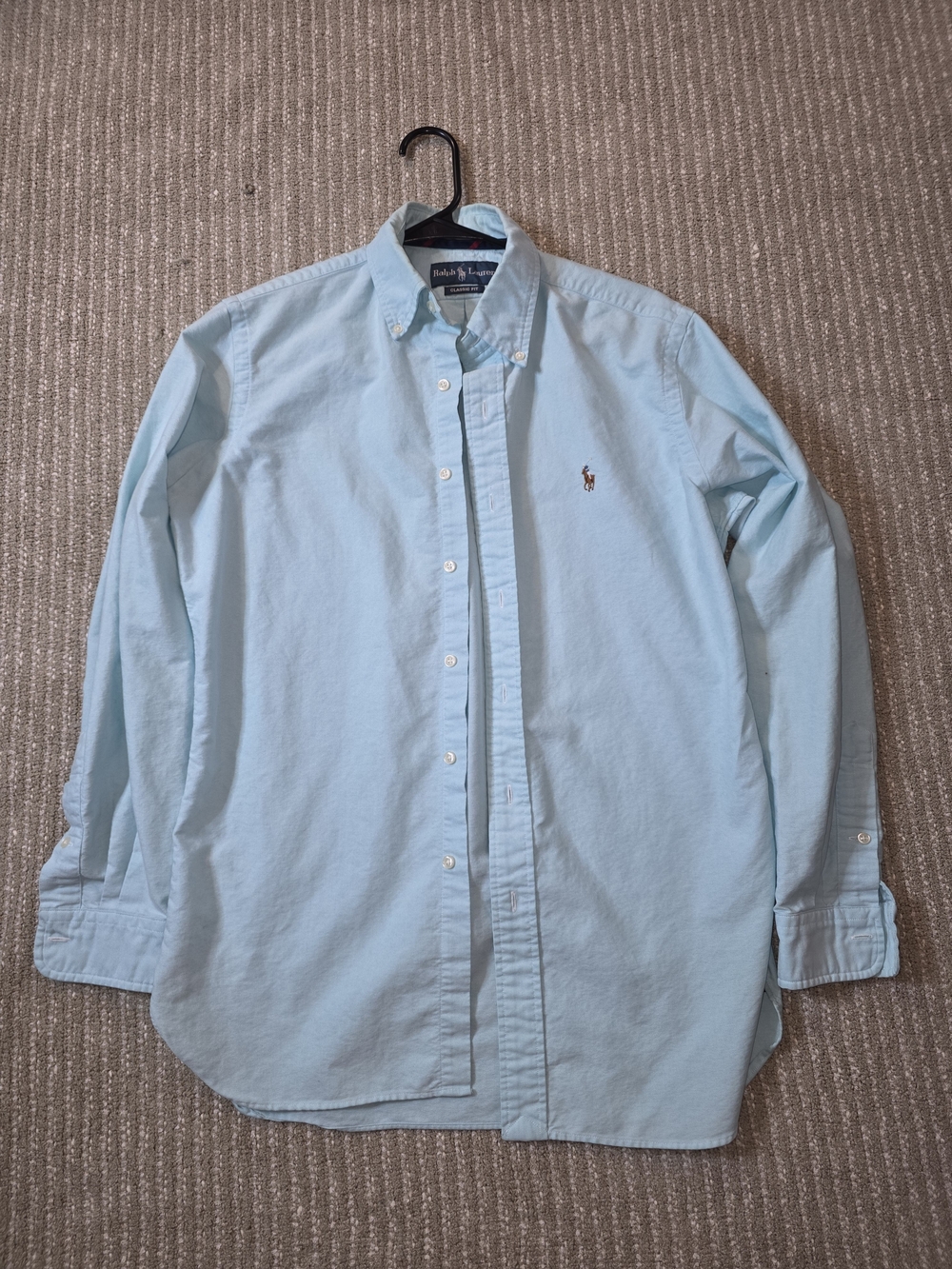 Polo by Ralph Lauren Light Blue Button-Down Oxford Shirt - Men's